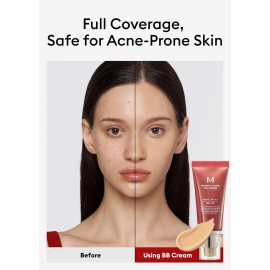 MISSHA M Perfect Cover BB Cream No.25 Warm Beige - Medium with Warm Undertone SPF 42 PA +++ / 1.69 Fl Oz - Tinted Moisturizer for face with SPF MISSHA M Perfect Cover BB Cream No.25 Warm Beige - Medium with Warm Undertone SPF 42 PA +++ / 1.69 Fl Oz - Tinted Moisturizer for face with SPF