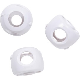 Safety 1st Parent Grip Door Knob Covers, White, One Size (Pack of 3)