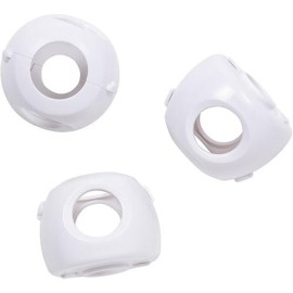 Safety 1st Parent Grip Door Knob Covers, White, One Size (Pack of 3)