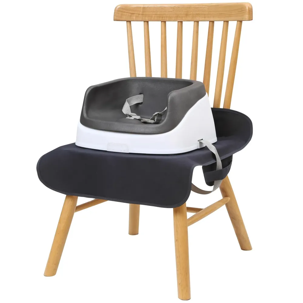 WOMUMON Extra Large Booster Chair Cover, Dining Chair Seat Protector Cover for Booster Seat, Non-Slip Backing, Waterproof, Oil-Proof and Stain-Proof, Easy to Wipe Clean WOMUMON Extra Large Booster Chair Cover, Dining Chair Seat Protector Cover for Booster Seat, Non-Slip Backing, Waterproof, Oil-Proof and Stain-Proof, Easy to Wipe Clean