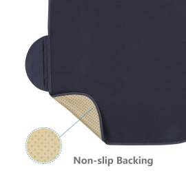 WOMUMON Extra Large Booster Chair Cover, Dining Chair Seat Protector Cover for Booster Seat, Non-Slip Backing, Waterproof, Oil-Proof and Stain-Proof, Easy to Wipe Clean WOMUMON Extra Large Booster Chair Cover, Dining Chair Seat Protector Cover for Booster Seat, Non-Slip Backing, Waterproof, Oil-Proof and Stain-Proof, Easy to Wipe Clean