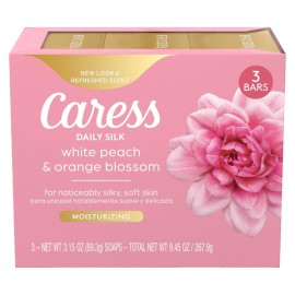 Caress Beauty Bar Soap for Women, Daily Silk Extract and Floral Oil Essence, Moisturizing Body Soap for Noticeably Silky, Soft Skin, 3.15 oz, 48 Bath Bars Caress Beauty Bar Soap for Women, Daily Silk Extract and Floral Oil Essence, Moisturizing Body Soap for Noticeably Silky, Soft Skin, 3.15 oz, 48 Bath Bars