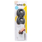 Safety 1st Parent Grip Door Knob Covers, Grey/Charcoal, 4 Count (Pack of 1)