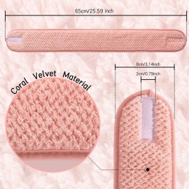 Whaline 4 Pack Spa Facial Headband Makeup Hair Wrap Adjustable Hair Band Soft Towel Head Band for Face Washing, Shower Sports Yoga (Pea Green, Pink, Beige, Light Gray) Whaline 4 Pack Spa Facial Headband Makeup Hair Wrap Adjustable Hair Band Soft Towel Head Band for Face Washing, Shower Sports Yoga (Pea Green, Pink, Beige, Light Gray)