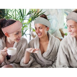 Whaline 4 Pack Spa Facial Headband Makeup Hair Wrap Adjustable Hair Band Soft Towel Head Band for Face Washing, Shower Sports Yoga (Pea Green, Pink, Beige, Light Gray) Whaline 4 Pack Spa Facial Headband Makeup Hair Wrap Adjustable Hair Band Soft Towel Head Band for Face Washing, Shower Sports Yoga (Pea Green, Pink, Beige, Light Gray)