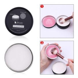 DUcare Makeup Brush Cleaner Shampoo Soap Solid Brush Cleaning Mat Removes Cosmetic Color Brush Cleaner Pad for Cleaning Makeup Sponges Brushes DUcare Makeup Brush Cleaner Shampoo Soap Solid Brush Cleaning Mat Removes Cosmetic Color Brush Cleaner Pad for Cleaning Makeup Sponges Brushes