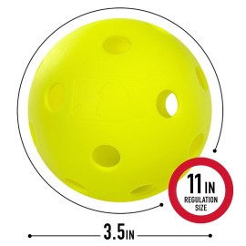 Franklin Sports Plastic Softballs - MLB - Includes 6 Balls for Batting Practice or Backyard Baseball Play - Replacement Balls - 90mm Official Baseball Size - Yellow Franklin Sports Plastic Softballs - MLB - Includes 6 Balls for Batting Practice or Backyard Baseball Play - Replacement Balls - 90mm Official Baseball Size - Yellow