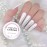 Daily Charme Magic White Nail Chrome Powder (White) 1g, Pearlescent Nail Chrome Powder, Glazed Donut, Nail Art Decoration, Home DIY/Nail Salon Manicure