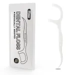 150 Count Dental Flossers Each Individually Wrapped, Floss Singles Bag, Travel Hotel Restaurant Office Car Dental Floss, Floss Picks Oral Care Teeth Clean Flat Wire