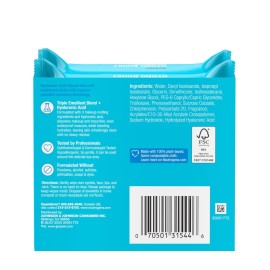 Neutrogena Hydro Boost Face Wipes + Hyaluronic Acid, Hydrating Makeup Remover Wipes Remove Dirt & Waterproof Makeup, Hypoallergenic, 100% Plant-Based Cloth, 2 x 25 ct