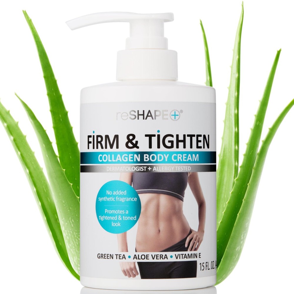 Reshape+ Collagen Cream Skin Care Face Lotion & Body Lotion For Dry Skin | Skin Tightening Cream Collagen Firming Lotion Body Moisturizer Lifts, Firms, & Tightens For Younger Looking Skin, 15 Fl Oz Reshape+ Collagen Cream Skin Care Face Lotion & Body Lotion For Dry Skin | Skin Tightening Cream Collagen Firming Lotion Body Moisturizer Lifts, Firms, & Tightens For Younger Looking Skin, 15 Fl Oz