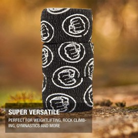 WOD Nation Weightlifting Hook Grip Tape - Comfortable, Stretchy Athletic Thumb Tape for Cross Training - Protects Wrist & Finger - Weight Lifting - Powerlifting (3-Pack, 23ft Each, Black) WOD Nation Weightlifting Hook Grip Tape - Comfortable, Stretchy Athletic Thumb Tape for Cross Training - Protects Wrist & Finger - Weight Lifting - Powerlifting (3-Pack, 23ft Each, Black)