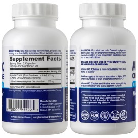 Dr. Maxwell Alpha GPC 600mg + Uridine, a Choline Enhancer. Better Than Alpha-GPC or Uridine Alone. Best Choline Source: 2in1, Soy Free, No Fillers, USA, 60 Pills, Acetylcholine Precursor Dr. Maxwell Alpha GPC 600mg + Uridine, a Choline Enhancer. Better Than Alpha-GPC or Uridine Alone. Best Choline Source: 2in1, Soy Free, No Fillers, USA, 60 Pills, Acetylcholine Precursor
