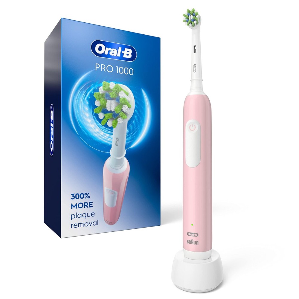 Oral-B Pro 1000 Rechargeable Electric Toothbrush, Pink Oral-B Pro 1000 Rechargeable Electric Toothbrush, Pink