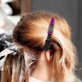 HH&LL Hair Clips for Women - Wide Teeth & Double-Hinged Design - Alligator Styling Sectioning Clips of Professional Hair Salon Quality - 10Pack (Purple) HH&LL Hair Clips for Women - Wide Teeth & Double-Hinged Design - Alligator Styling Sectioning Clips of Professional Hair Salon Quality - 10Pack (Purple)