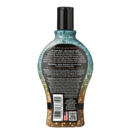 European Gold Flash Black 4000X Indoor Tanning Lotion with Time-Release DHA Bronzers, 12 oz