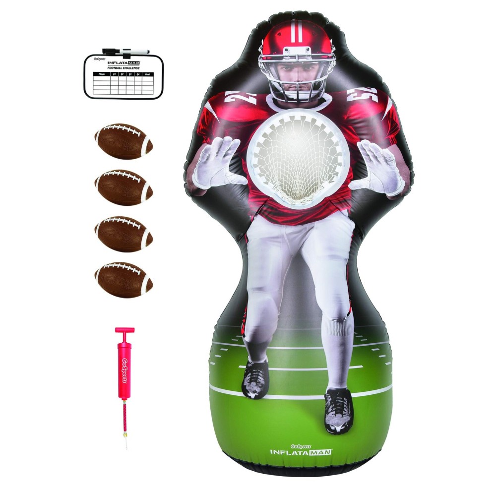 GoSports Inflataman Football Challenge - Inflatable Receiver Touchdown Toss Game GoSports Inflataman Football Challenge - Inflatable Receiver Touchdown Toss Game