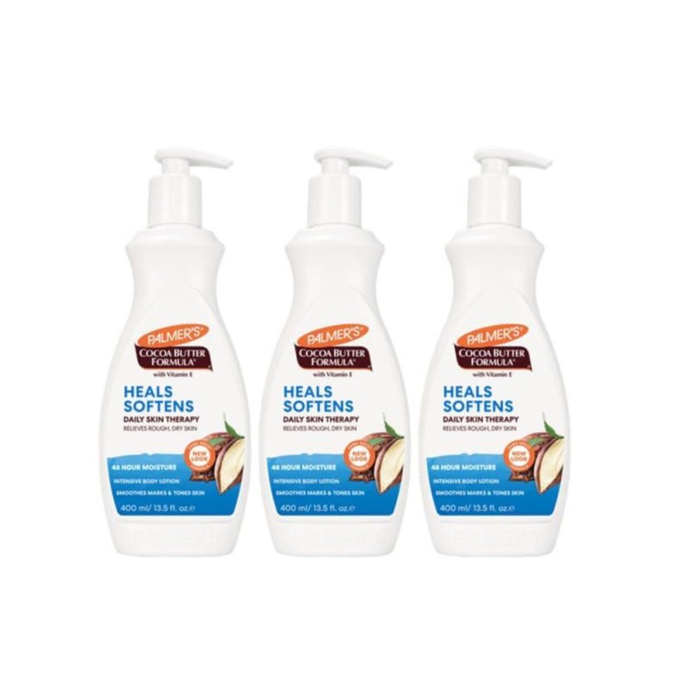 Palmer\'s Cocoa Butter Formula Daily Skin Therapy Cocoa Butter Body Lotion for Dry Skin, Hand & Body Conditioner, Pump Bottle,13.5 Oz (Pack of 3) Palmer\'s Cocoa Butter Formula Daily Skin Therapy Cocoa Butter Body Lotion for Dry Skin, Hand & Body Conditioner, Pump Bottle,13.5 Oz (Pack of 3)