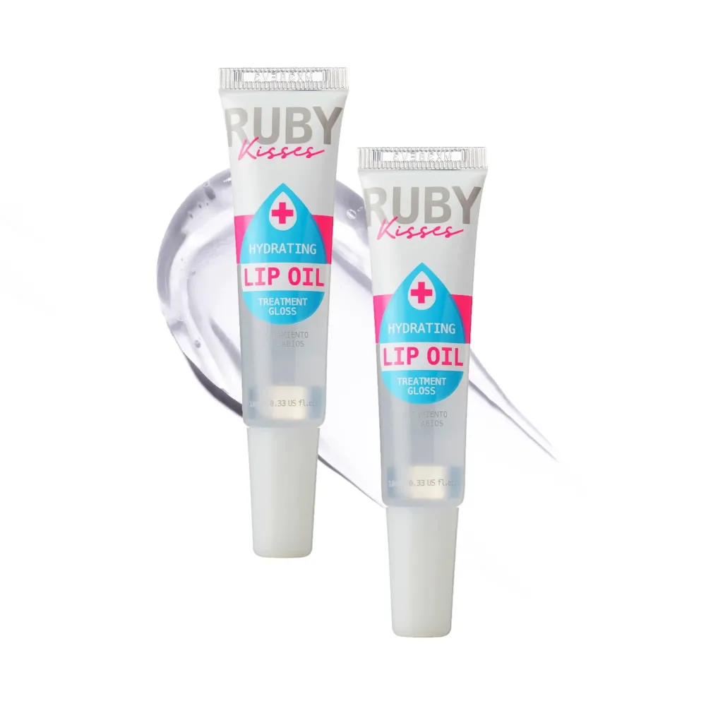 Ruby Kisses Hydrating Lip Oil Clear RLO01 (2 PACK) Ruby Kisses Hydrating Lip Oil Clear RLO01 (2 PACK)