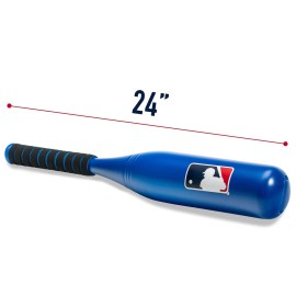 Franklin Sports MLB Kids Jumbo Plastic Bat - Blue - Backyard Baseball Large