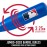 Franklin Sports MLB Kids Jumbo Plastic Bat - Blue - Backyard Baseball Large