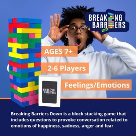Breaking Barriers Down - Social Skills Games and Therapy Games, A Feelings Game for Kids That Develops Emotion Regulation and Explores Anger, Sadness, Fear and Joy