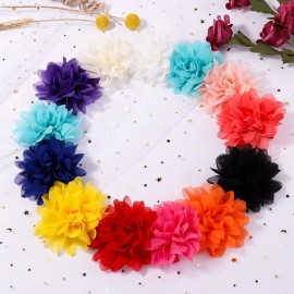 30pcs Baby Girls Alligator Hair Clips Chiffon Flower Hair Barrettes Accessories for Kids Toddler Teens