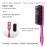 4Pcs Detangling Brush Set for Women - Paddle Brush for Wet or Dry Straight, Long, Thick, Curly, Natural Hair, No More Tangles (Pink)