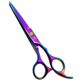 Professional Hair Cutting Shears,6 Inch Barber hair Cutting Scissors Sharp Blades Hairdresser Haircut For Women/Men/kids 420c Stainless Steel (Rainbow) Professional Hair Cutting Shears,6 Inch Barber hair Cutting Scissors Sharp Blades Hairdresser Haircut For Women/Men/kids 420c Stainless Steel (Rainbow)