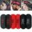 TRU BARBER HAIR GRIPPERS  3 COLORS BUNDLE PACK 6 PCS for Men and Women - Salon and Barber, Hair Clips for Styling, Hair holder Grips (Black/Red/Black)