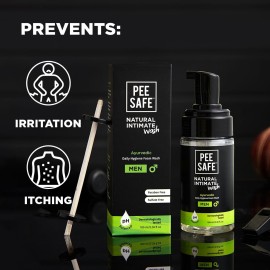 PEESAFE Natural Intimate Wash for Men | with Tea Tree Essential Oil | Ayurvedic | Intimate Wash | Men Genital Wash | Intimate Wash Men | Men\'s Intimate wash PEESAFE Natural Intimate Wash for Men | with Tea Tree Essential Oil | Ayurvedic | Intimate Wash | Men Genital Wash | Intimate Wash Men | Men\'s Intimate wash