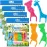 Kids Flossers 4 Pack (200 Total), Kids Floss Picks, Flossers Kids, Floss for Kids, Cute Animal Shapes, Glides Easy Between Teeth, Flosser Helps Prevent Tooth Decay & Gum Disease, Bubble Gum Flavored