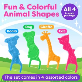 Kids Flossers 4 Pack (200 Total), Kids Floss Picks, Flossers Kids, Floss for Kids, Cute Animal Shapes, Glides Easy Between Teeth, Flosser Helps Prevent Tooth Decay & Gum Disease, Bubble Gum Flavored Kids Flossers 4 Pack (200 Total), Kids Floss Picks, Flossers Kids, Floss for Kids, Cute Animal Shapes, Glides Easy Between Teeth, Flosser Helps Prevent Tooth Decay & Gum Disease, Bubble Gum Flavored