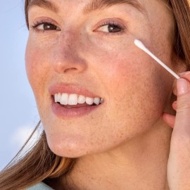 Sky Organics Organic Cotton Swabs for Sensitive Skin, 100% Pure GOTS Certified Organic for Beauty & Personal Care, 4 Pack with Ebook Sky Organics Organic Cotton Swabs for Sensitive Skin, 100% Pure GOTS Certified Organic for Beauty & Personal Care, 4 Pack with Ebook