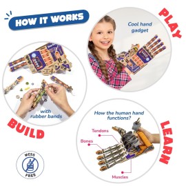 Smartivity DIY Robotic Mechanical Hand STEM Toy for Kids 8-9-10-11-12-13-14 Years Old | 2024 Parents Choice Award Winner I Birthday Gift for Boys & Girls | Engineering Kit for 8-14 Years Old Smartivity DIY Robotic Mechanical Hand STEM Toy for Kids 8-9-10-11-12-13-14 Years Old | 2024 Parents Choice Award Winner I Birthday Gift for Boys & Girls | Engineering Kit for 8-14 Years Old