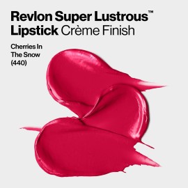 Revlon Super Lustrous The Luscious Mattes Lipstick, High Impact with Moisturizing Velvety Formula, Cherries in the Snow, 0.74 oz Revlon Super Lustrous The Luscious Mattes Lipstick, High Impact with Moisturizing Velvety Formula, Cherries in the Snow, 0.74 oz
