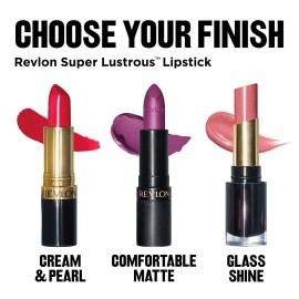 Revlon Super Lustrous The Luscious Mattes Lipstick, High Impact with Moisturizing Velvety Formula, Black Cherry, 0.74 oz Revlon Super Lustrous The Luscious Mattes Lipstick, High Impact with Moisturizing Velvety Formula, Black Cherry, 0.74 oz