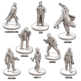 Battle Systems Core Space Shootout at Zeds Expansion Set - Miniatures - Board Game - Event Cards - Modular 3D Terrain - Wargaming BSGCSE001