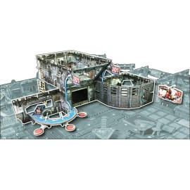 Battle Systems Core Space Shootout at Zeds Expansion Set - Miniatures - Board Game - Event Cards - Modular 3D Terrain - Wargaming BSGCSE001