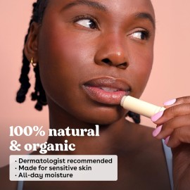 eos 100% Natural & Organic Lip Balm Sphere- Vanilla Bean, All-day Moisture, Dermatologist Recommended for Sensitive Skin, Lip Care Products, 0.25 oz eos 100% Natural & Organic Lip Balm Sphere- Vanilla Bean, All-day Moisture, Dermatologist Recommended for Sensitive Skin, Lip Care Products, 0.25 oz