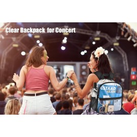Oraben Clear Backpack for Stadium Events Clear Bag Large Stadium Backpack Waterproof 12x6x12 for Women Men Adult Concert Sport Work Oraben Clear Backpack for Stadium Events Clear Bag Large Stadium Backpack Waterproof 12x6x12 for Women Men Adult Concert Sport Work