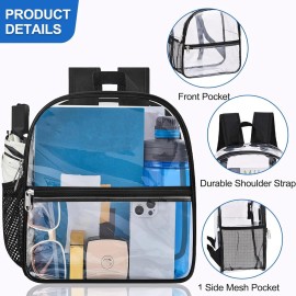 Oraben Clear Backpack for Stadium Events Clear Bag Large Stadium Backpack Waterproof 12x6x12 for Women Men Adult Concert Sport Work Oraben Clear Backpack for Stadium Events Clear Bag Large Stadium Backpack Waterproof 12x6x12 for Women Men Adult Concert Sport Work