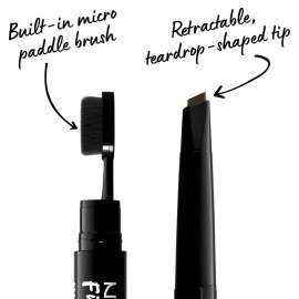 NYX PROFESSIONAL MAKEUP Fill & Fluff Eyebrow Pomade Pencil - Espresso (Pack Of 2)