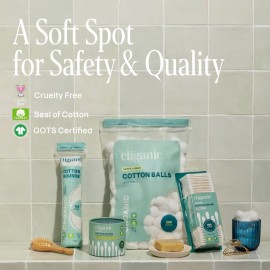 Cliganic Organic Super Jumbo Cotton Balls (100 Count) - Hypoallergenic, Absorbent, Large Size, 100% Pure (Packaging May Vary) Cliganic Organic Super Jumbo Cotton Balls (100 Count) - Hypoallergenic, Absorbent, Large Size, 100% Pure (Packaging May Vary)