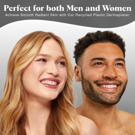 Kitsch Dermaplaning Tool - Face Razors for Women and Men, Eyebrow Trimmer & Face Shaver for Women, Facial Hair Removal for Women and Men, Dermaplane Razor for Women Face, 12 pc (Black) Kitsch Dermaplaning Tool - Face Razors for Women and Men, Eyebrow Trimmer & Face Shaver for Women, Facial Hair Removal for Women and Men, Dermaplane Razor for Women Face, 12 pc (Black)