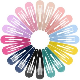 Snap Hair Clips for Women Girls, Funtopia 40 Pcs 7cm / 2.8 Inch Long No Slip Metal Hair Clips, Large Snap Hair Barrettes Hairpins for Thick Hair (Mixed color) Snap Hair Clips for Women Girls, Funtopia 40 Pcs 7cm / 2.8 Inch Long No Slip Metal Hair Clips, Large Snap Hair Barrettes Hairpins for Thick Hair (Mixed color)