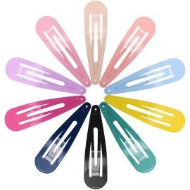 Snap Hair Clips for Women Girls, Funtopia 40 Pcs 7cm / 2.8 Inch Long No Slip Metal Hair Clips, Large Snap Hair Barrettes Hairpins for Thick Hair (Mixed color) Snap Hair Clips for Women Girls, Funtopia 40 Pcs 7cm / 2.8 Inch Long No Slip Metal Hair Clips, Large Snap Hair Barrettes Hairpins for Thick Hair (Mixed color)