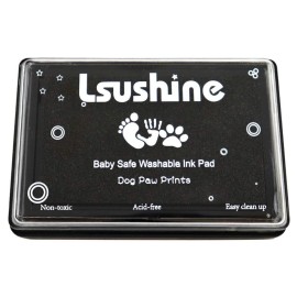 Ink Pad for Baby Footprint, Baby Handprint, Paw Print Pad, Create Impressive Keepsake Stamp, Non-Toxic Ink pad, Perfect Baby Shower Registry Gift for Boys and Girls (Black) Ink Pad for Baby Footprint, Baby Handprint, Paw Print Pad, Create Impressive Keepsake Stamp, Non-Toxic Ink pad, Perfect Baby Shower Registry Gift for Boys and Girls (Black)