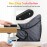 Hook on High Chair: High Chair for Babies and Toddlers 6-36 Months, Portable and Foldable High Chair for Home and Travel, Baby Feeding Chair, Setup in Seconds - Includes Carry Bag (Grey)