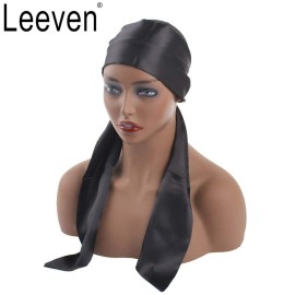 Leeven 2 Pcs Silky Edge Scarves 4.5\'x54\' Large Wig Grip Band Women\'s Satin Headband For Lace Front Wigs Non Slip Hair Wrap Black Edge Laying Scarf For Makeup, Facial, Sport, Yoga Leeven 2 Pcs Silky Edge Scarves 4.5\'x54\' Large Wig Grip Band Women\'s Satin Headband For Lace Front Wigs Non Slip Hair Wrap Black Edge Laying Scarf For Makeup, Facial, Sport, Yoga